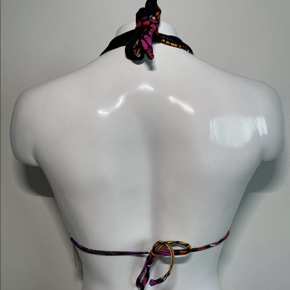 Point Conception Reversible 🌸 Floral Geometric Triangle Swimsuit Bikini Medium - Picture 9 of 9